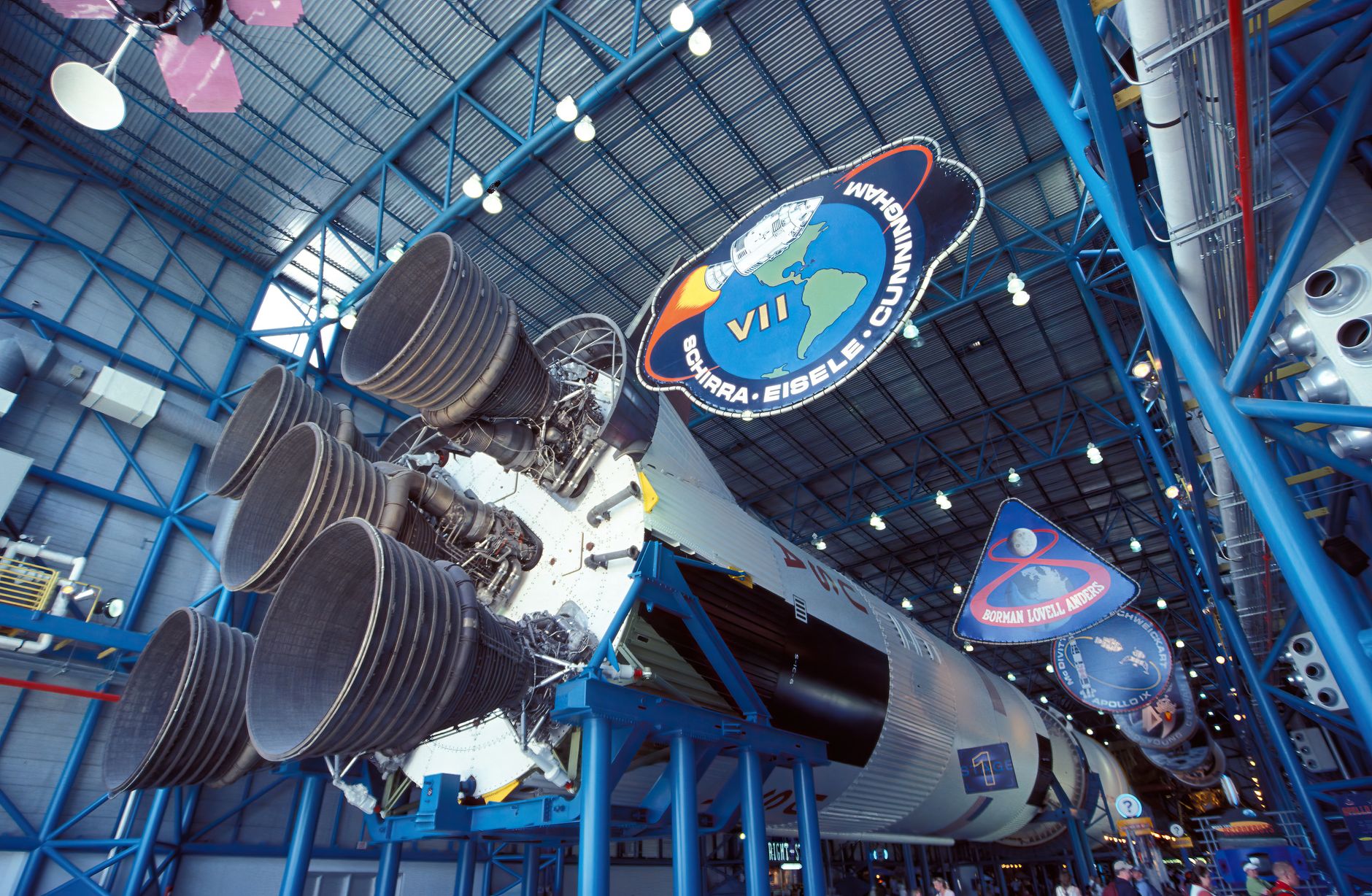 Moteurs de fusée Apollo au Kennedy Space Center